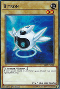 An example of the Series 10 layout on Normal Monster Cards. This is "Bitron", from Starter Deck: Link Strike.