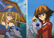 Jaden and Dark Magician Girl