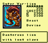 #356 "Super War-lion"