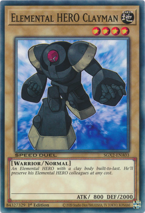 elemental hero clayman card