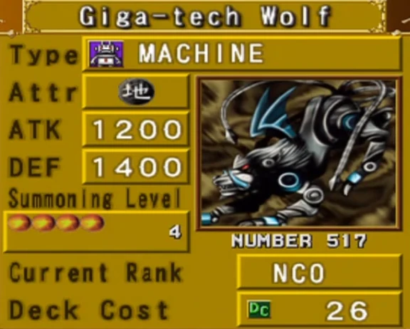 Giga Tech Wolf Dor Yu Gi Oh Wiki Fandom
