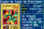 #010 "Blackland Fire Dragon" Dragón de fuego de Blackland