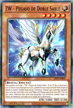 Card Gallery:ZW - Pegasus Twin Saber | Yu-Gi-Oh! Wiki | Fandom