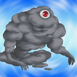 YUGIOH CLOUDIAN EYE OF THE TYPHOON GLAS-EN005 1ST SUPER (NM