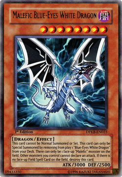 malefic blue eyes white dragon anime