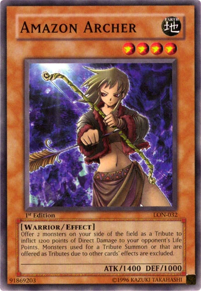 Card Errata:Amazoness Archer | Yu-Gi-Oh! Wiki | Fandom