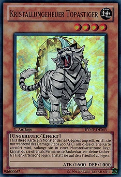【ARS9】CRYSTAL BEAST TOPAZ TIGER 英語版　1st Amazon.com: Crystal Beast Topaz Tiger - LDS1-EN096 - Common - 1st
