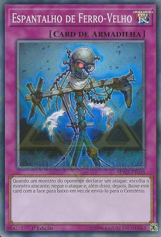 Yu-Gi-Oh! SCRAP-IRON SCARECROW - 1st Edition SPWA-EN058 - Near Mint Condition Yu-Gi-Oh! SCRAP-IRON SCARECROW - 1st Edition SPWA-EN058 - Near Mint Condition