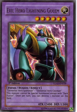 Card Gallery:Evil HERO Lightning Golem | Yu-Gi-Oh! Wiki | Fandom