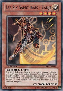 Card Gallery:The Six Samurai - Zanji | Yu-Gi-Oh! Wiki | Fandom