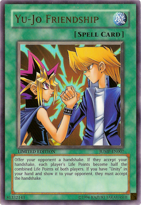（PSA8）遊戯王 YU-GI-OH YU-JO FRIENDSHIP 友情 Yu-Jo Friendship | Yu-Gi-Oh! Wiki | Fandom