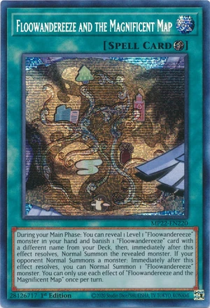 yugioh map spell card Yugioh Floowandereeze and the Magnificent Map BODE-EN058 Ultra Rare 1s main image 1