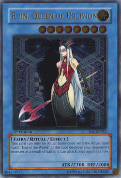Card Gallery:Ruin, Queen of Oblivion | Yu-Gi-Oh! Wiki | Fandom