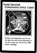 Name Erasure