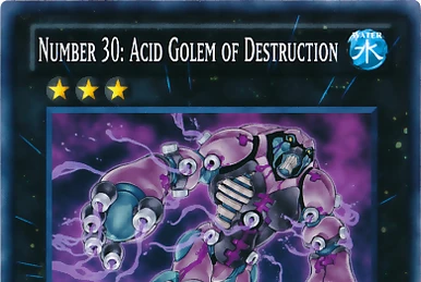 Number 30 Acid Golem Of Destruction Super Yugioh | Meses Sin Interés