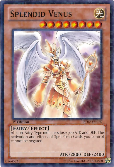 Card Errata:Splendid Venus | Yu-Gi-Oh! Wiki | Fandom