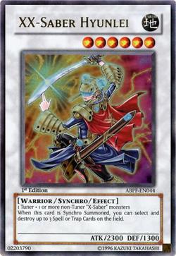 Card Gallery:XX-Saber Hyunlei | Yu-Gi-Oh! Wiki | Fandom