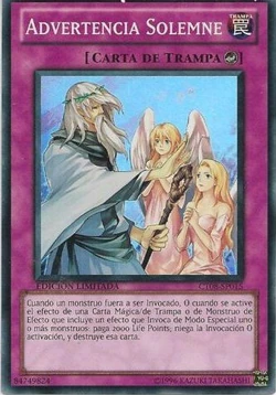Card Gallery:Solemn Warning | Yu-Gi-Oh! Wiki | Fandom