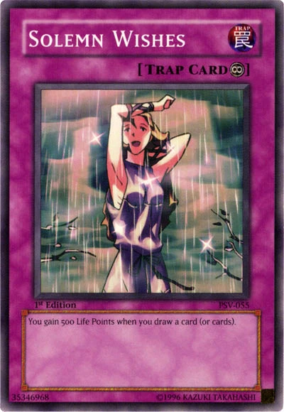 Card Errata:Solemn Wishes | Yu-Gi-Oh! Wiki | Fandom