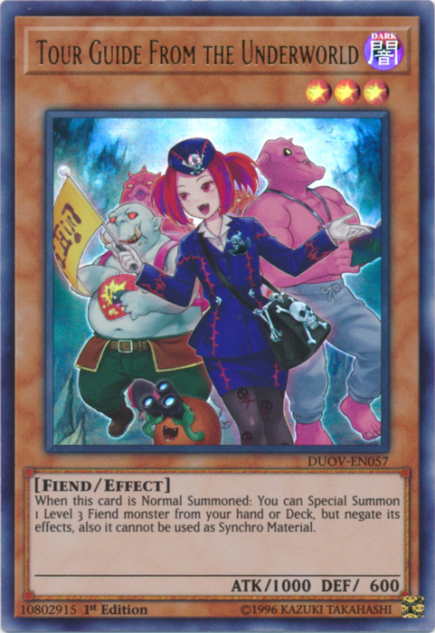 tour guide yugioh cards