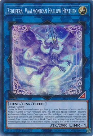 Zebufera, Vaalmonican Hallow Heathen | Yu-Gi-Oh! Wiki | Fandom