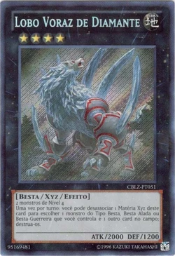 Yu-Gi-Oh! - Diamond Dire Wolf (CBLZ-EN051) - Cosmo Blazer - Unlimited Edition - Secret Rare By Yu-Gi-Oh