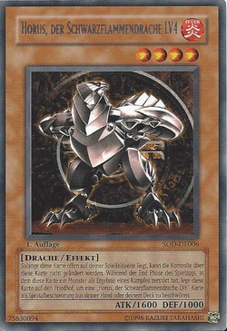 Horus the Black Flame Dragon LV4 - Yu-Gi-Oh! Card Database - YGOPRODeck