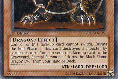 Horus the Black Flame Dragon LV4 (Rare)