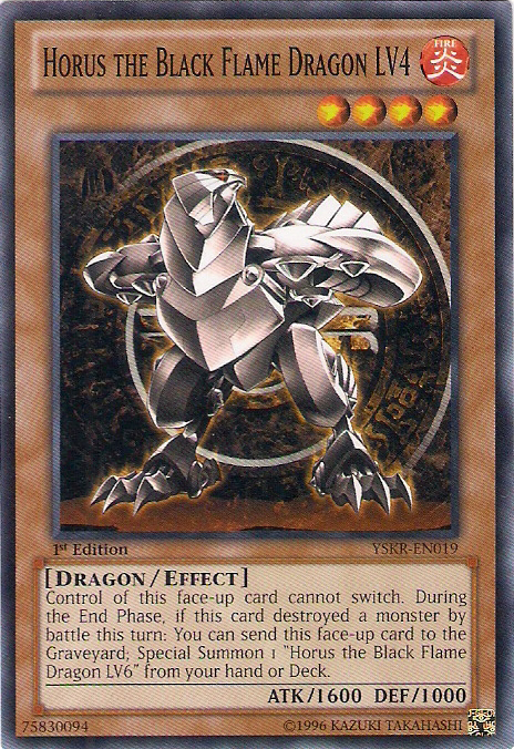 Horus the Black Flame Dragon LV4 - Yugioh