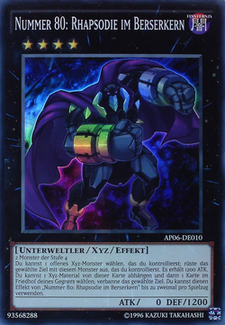 Card Gallery:Number 80: Rhapsody in Berserk | Yu-Gi-Oh! Wiki