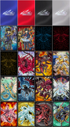 All 20 unlockable "card sleeves"