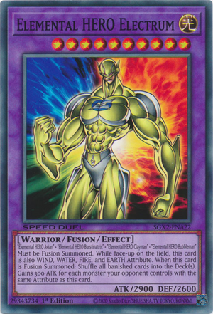 Elemental HERO Electrum | Yu-Gi-Oh! Wiki | Fandom