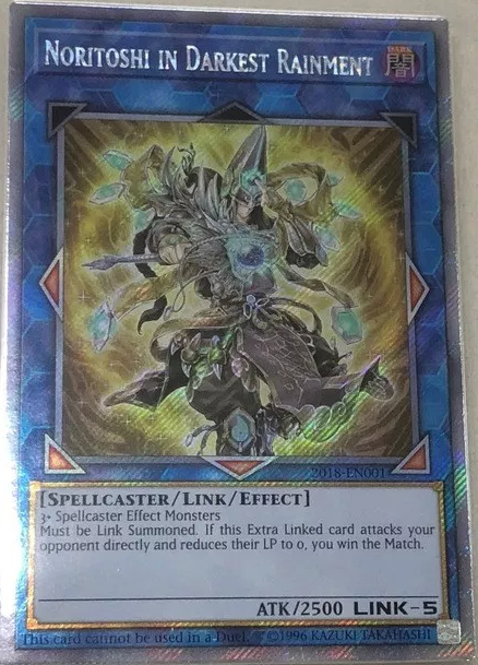 Card Gallery:Noritoshi in Darkest Rainment | Yu-Gi-Oh! Wiki | Fandom