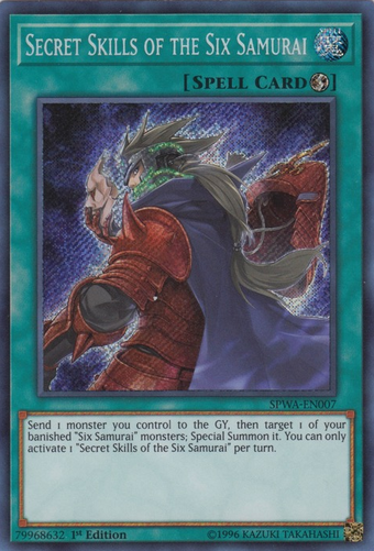 Secret Skills Of The Six Samurai Yu Gi Oh Wiki Fandom