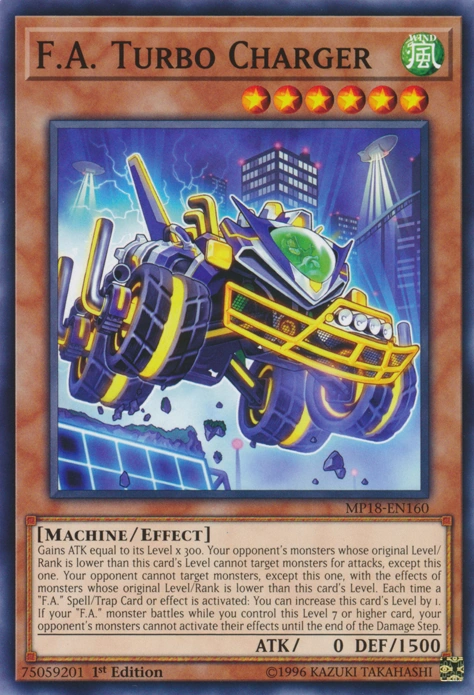 F.A. Turbo Charger | Yu-Gi-Oh! Wiki | Fandom