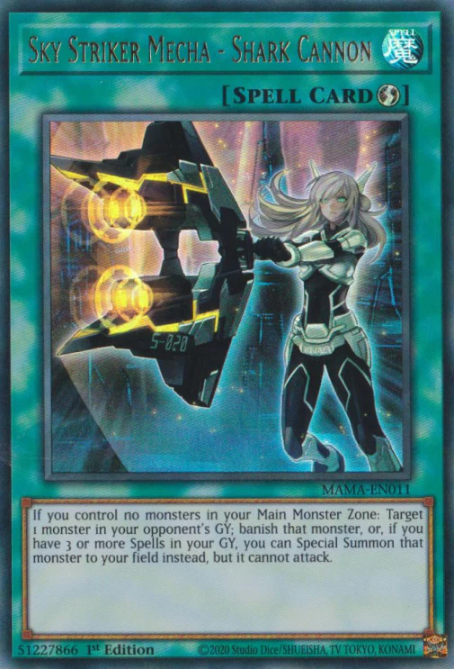 Sky Striker Mecha - Shark Cannon | Yu-Gi-Oh! Wiki | Fandom