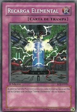 Yu-Gi-Oh! - Elemental Recharge (EOJ-EN050) - Enemy Of Justice - 1st