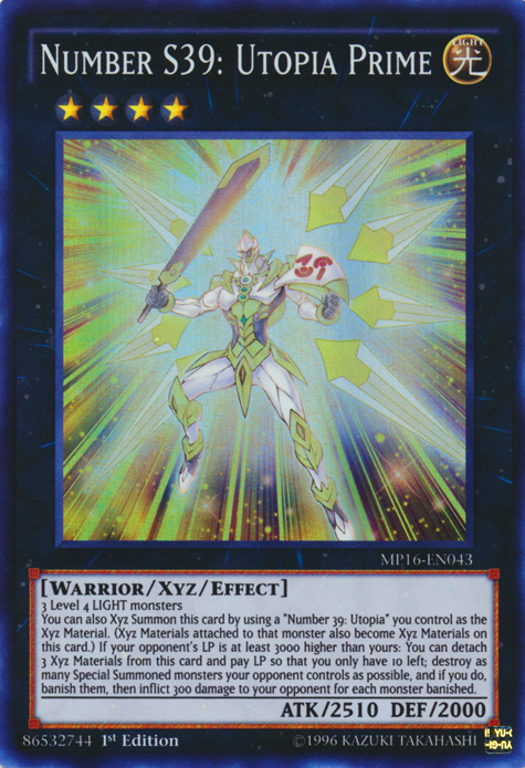 Yugioh YUMA TSUKUMO Deck - Zexal Xyz Number 39 Utopia Numeron Gate