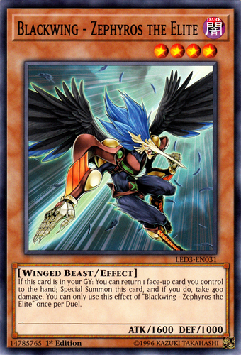 Card Errata:Blackwing - Zephyros the Elite | Yu-Gi-Oh! Wiki