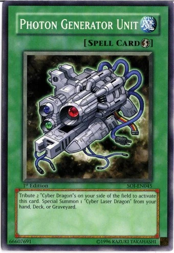 yugioh deck theme generator Amazon.com: Yu-Gi-Oh! - Photon Generator Unit (SOI-EN045) - Shadow of  Infinity - 1st Edition