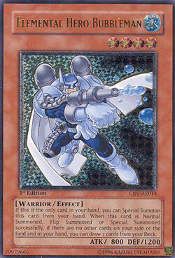 Card Gallery:Elemental HERO Bubbleman | Yu-Gi-Oh! Wiki | Fandom