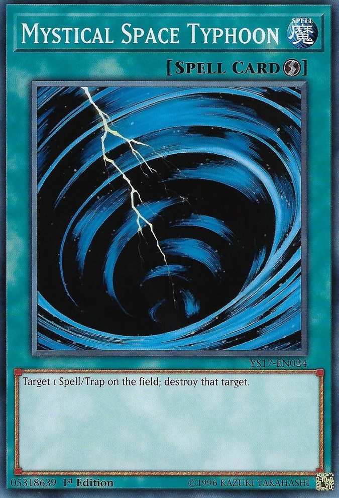 特価 エラー サイクロン ズレ Mystical Space Typhoon Mystical Space Typhoon RA02-EN048 1st Edition Ultimate Rare