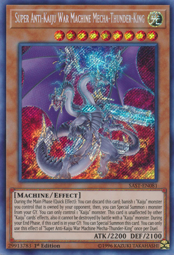 Super Anti Kaiju War Machine Mecha Thunder King Yu Gi Oh Wiki Fandom