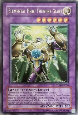 Card Gallery:Elemental HERO Thunder Giant | Yu-Gi-Oh! Wiki | Fandom