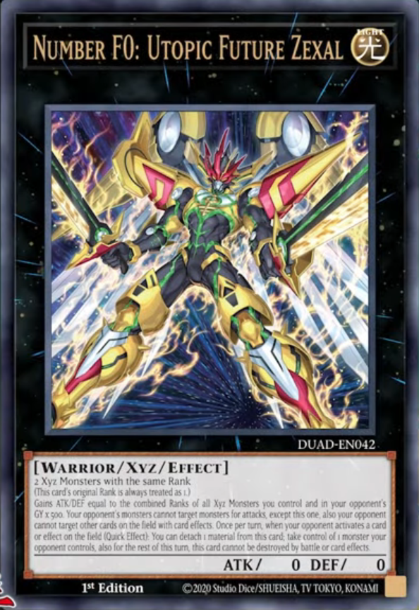 Card Gallery:Number F0: Utopic Future Zexal | Yu-Gi-Oh! Wiki