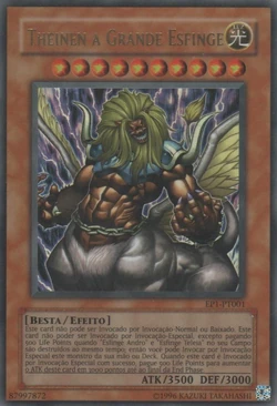 theinen the great sphinx yugioh card Theinen the Great Sphinx [MC2-EN006] Secret Rare main image 0