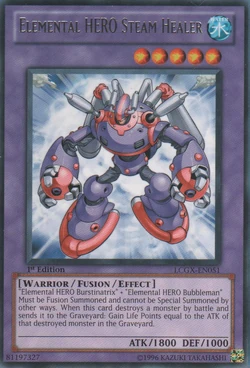 Card Gallery:Elemental HERO Steam Healer | Yu-Gi-Oh! Wiki | Fandom