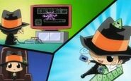 Reborn playing Yu-Gi-Oh! in Katekyo Hitman Reborn!.