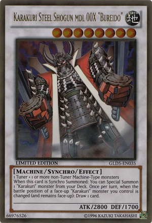 Karakuri Steel Shogun mdl 00X 