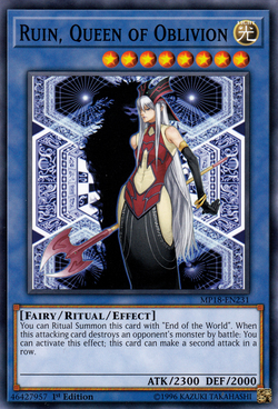Card Gallery:Ruin, Queen of Oblivion | Yu-Gi-Oh! Wiki | Fandom